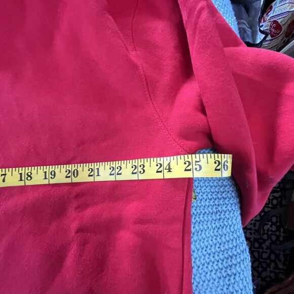 Pro Club Men's Heavyweight Pullover Hoodie (13oz) Size XL Red - Picture 6 of 10